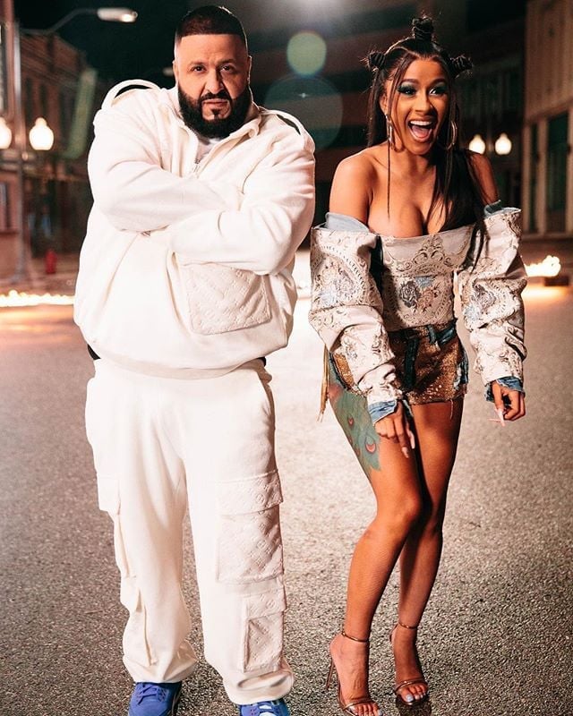 DJ Khaled and Cardi B Music Video Makeup Details. Image Source: Instagram user djkhaled