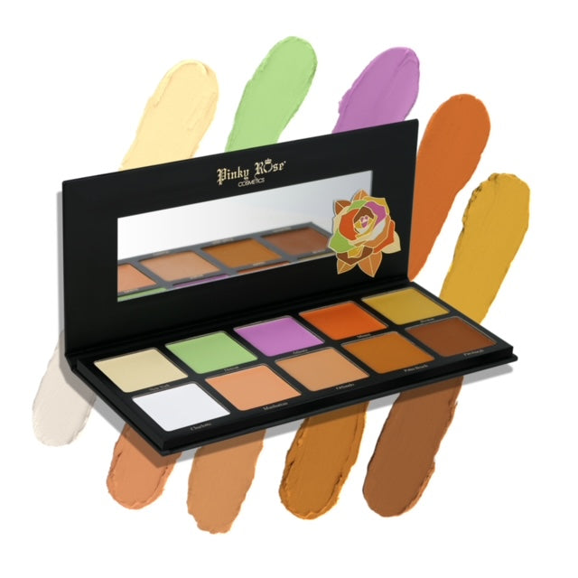 10HD Correct and Conceal Cream Palette