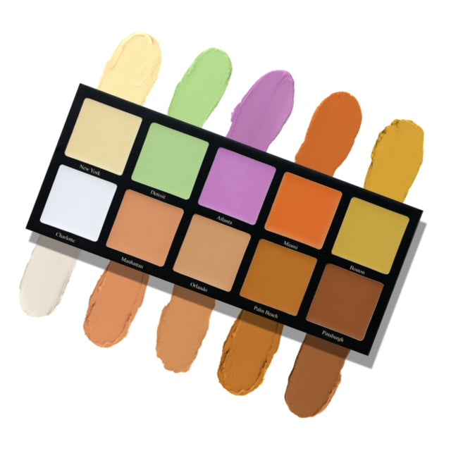 10HD Correct and Conceal Cream Palette